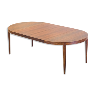 Haslev møbelsnedkeri rosewood dining table by severin hansen jr.