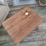 Farmhouse oak coffee table in country style