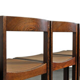 Set of 6 modern dining chairs by Gerard Geytenbeek for AZS furniture, Netherlands 1960s