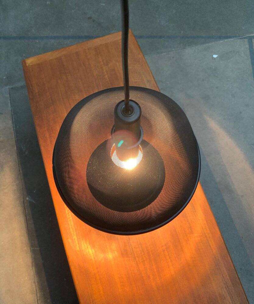 German Vintage Mesh Ceiling Lamp Space Age by Roger Tallon for Erco