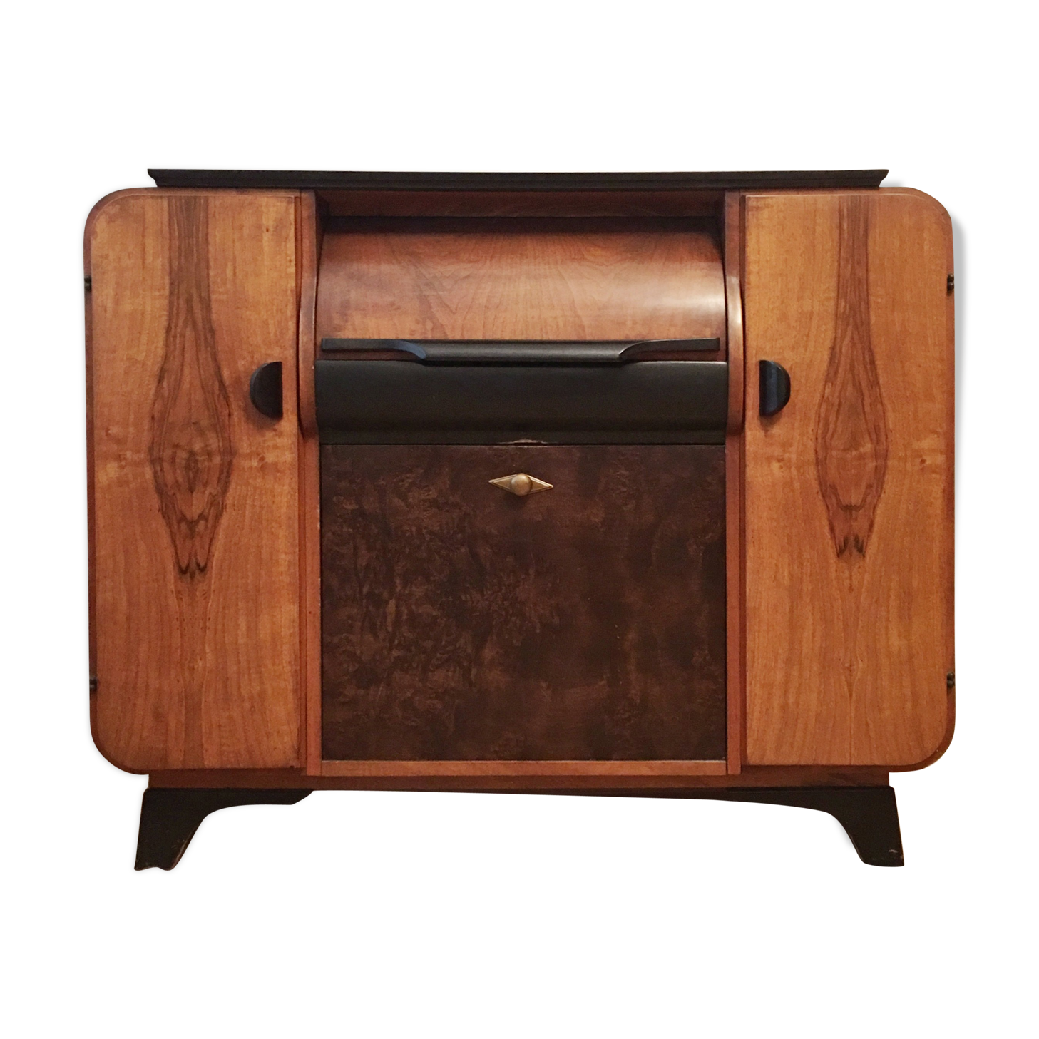 Record Player Cabinet by Jindrich Halabala for UP Zavody, 1930s