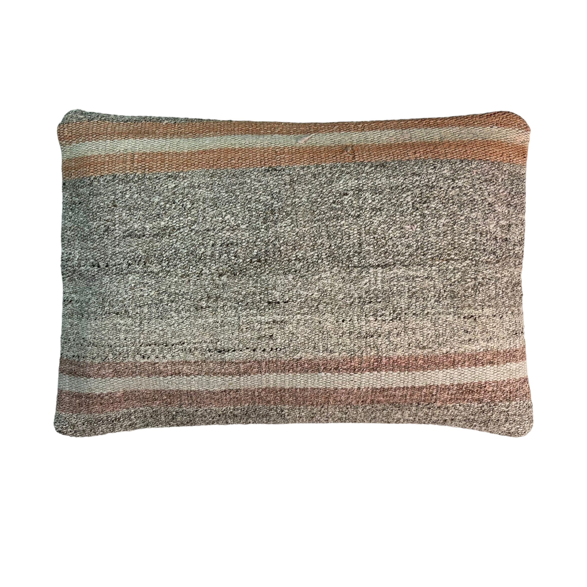 Vintage turkish kilim cushion cover 30x50cm