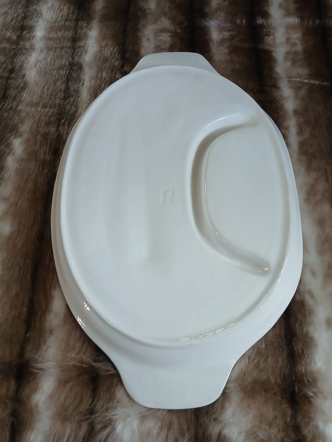 Large vintage earthenware dish