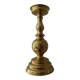 Antique candle holder in solid bronze