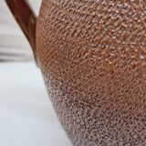 Chocolate stoneware pitcher