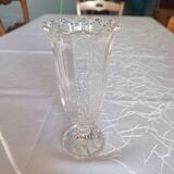 Molded glass vase