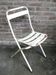 Industrial steel folding chair