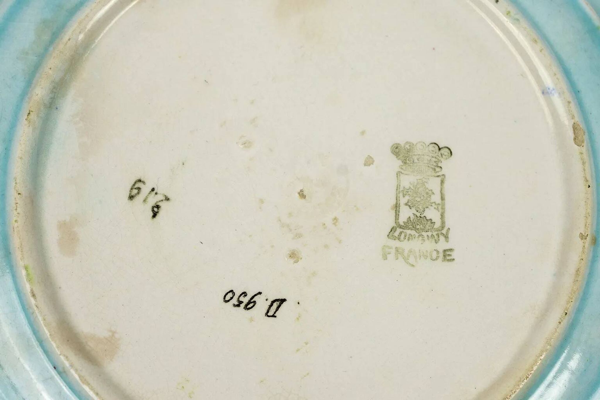 Longwy plate, early 20th century – Cloisonné enamels decorated with birds and flowers