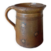 Ancien pot, pichet Soufflenheim, fin 19ème siècle