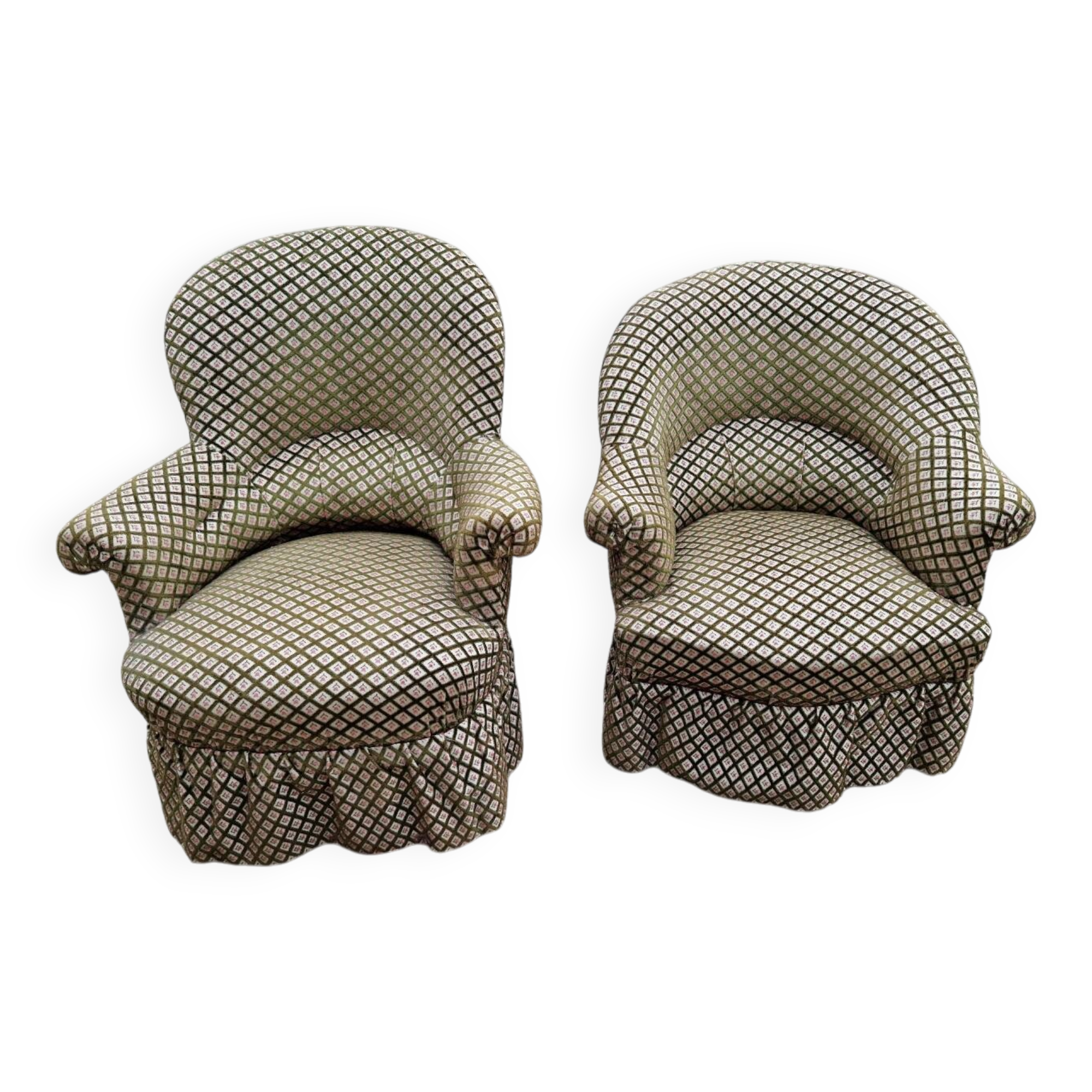 Toadstool armchairs