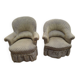 Toadstool armchairs