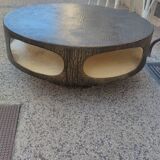 Table basse UFO en résine vers 1970