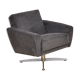 Mid-century velor swivel armchair, 1960s