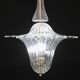 Elegant Art Decò Murano Glass Lantern by Barovier e Toso Pendant Light, 195