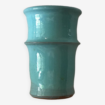 Mug céramique turquoise vintage