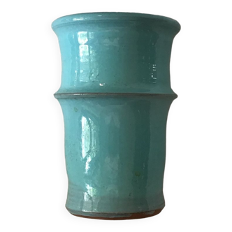 Mug céramique turquoise vintage