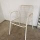 Emu chair, rio, in white metal mesh