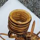 70s rattan pendant light