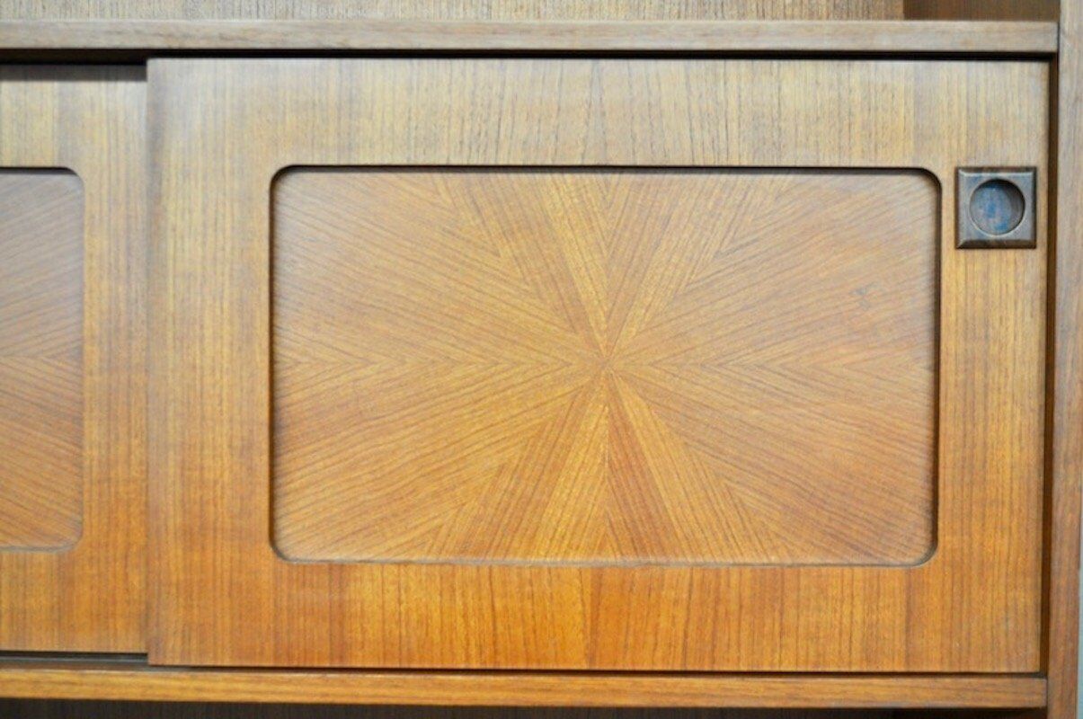 Mid-Century Italian Rosewood Cabinets, 1960s, Set of 2