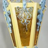 Lámpara de techo o farol. España, 1980s.