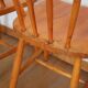 4 Scandinavian beech chairs