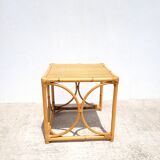 Rattan coffee table 50x50cm