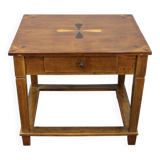 1930s Restored Antique Oak Table, Czechoslovakia