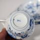 Porcelain Coffee and Tea Service by Meissen in Onion Pattern Decor, 1960s