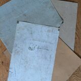 Paintings set of 4 drawings by Ed. Pannetier (1884-1965) Provence Côte d'Azur