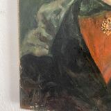 Oil on canvas The woman in the stole