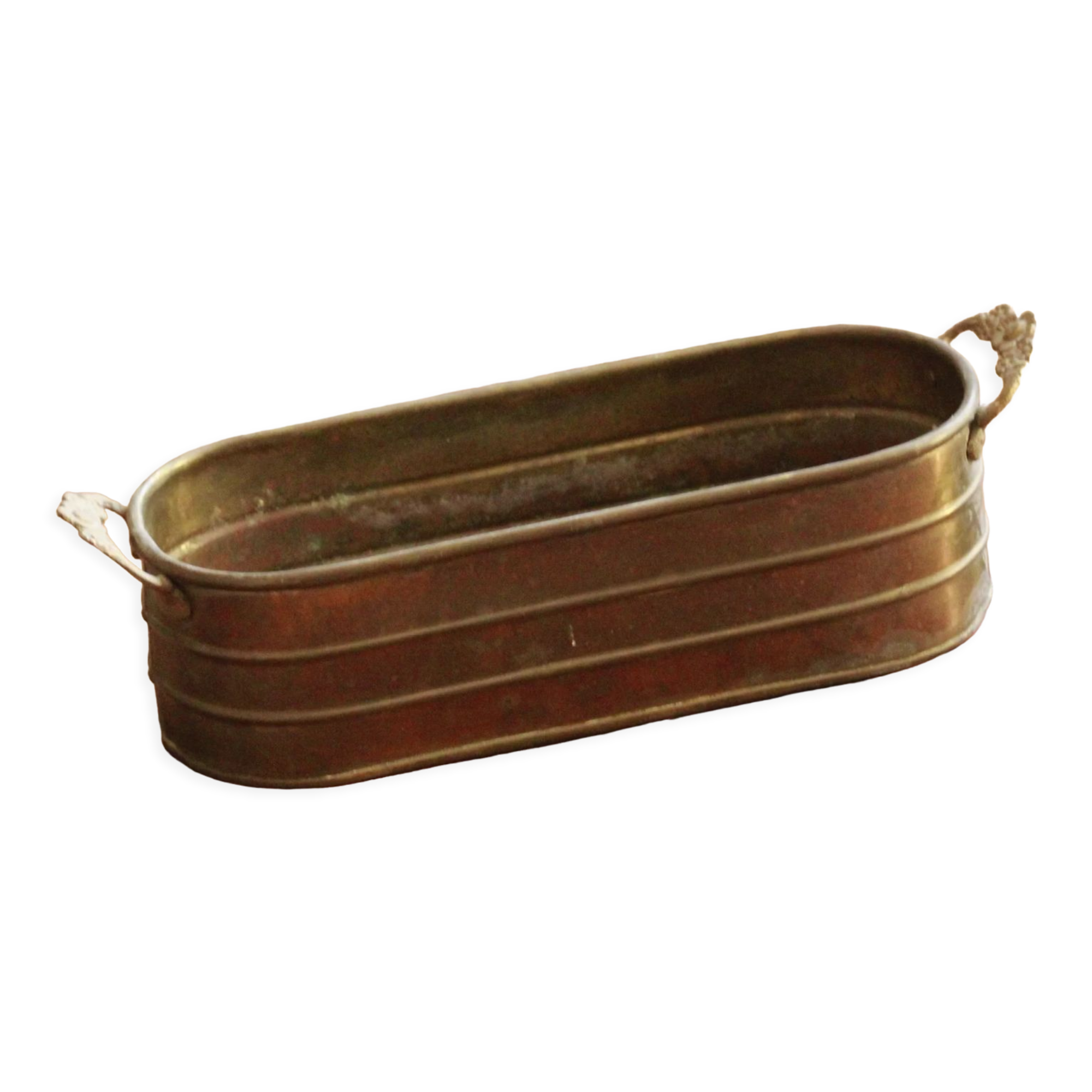 Brass pot cover
