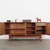 Enfilade en frêne, design danois, années 1970, Danemark