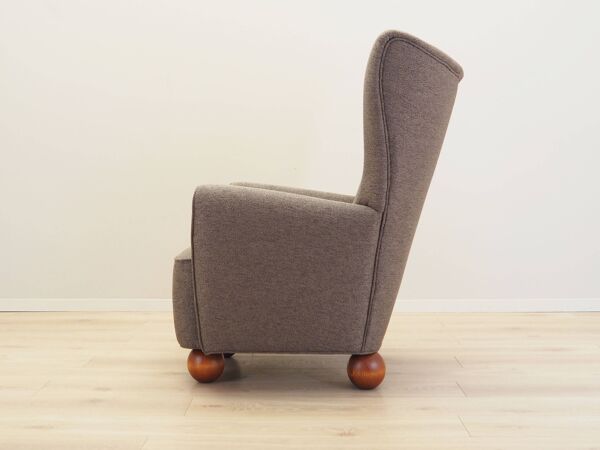 Fauteuil lounge, design scandinave, fabrication : Danemark