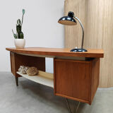 Vintage Dutch design writing desk Cees Braakman ‘Boomerang’