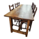 table de ferme pin massif + 6 chaises paillées