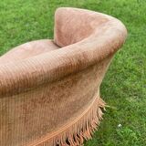 Velvet sofa