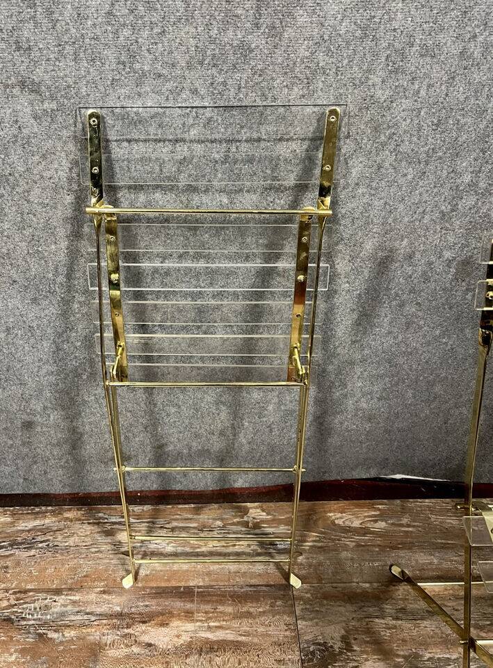 The invisibles: pair of folding chairs by Yonel LEBOVICI and Bernard Berthet