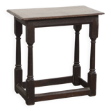 Large Antique English Side Table/Stool