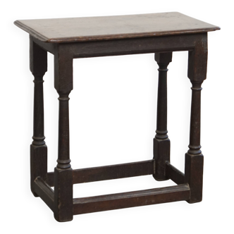 Large Antique English Side Table/Stool