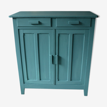 Buffet parisien vert turquoise années 50/60