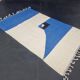 Superb Moroccan wool rug, handmade, dimensions 250x150 cm.