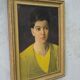 Art deco portrait, 1930, oil on canvas, framed,Robert Geenens (1896-1976)