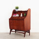 Secrétaire en teck, design scandinave, années 1960, fabriqué par SW Finland