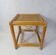 Vintage rattan sofa side table