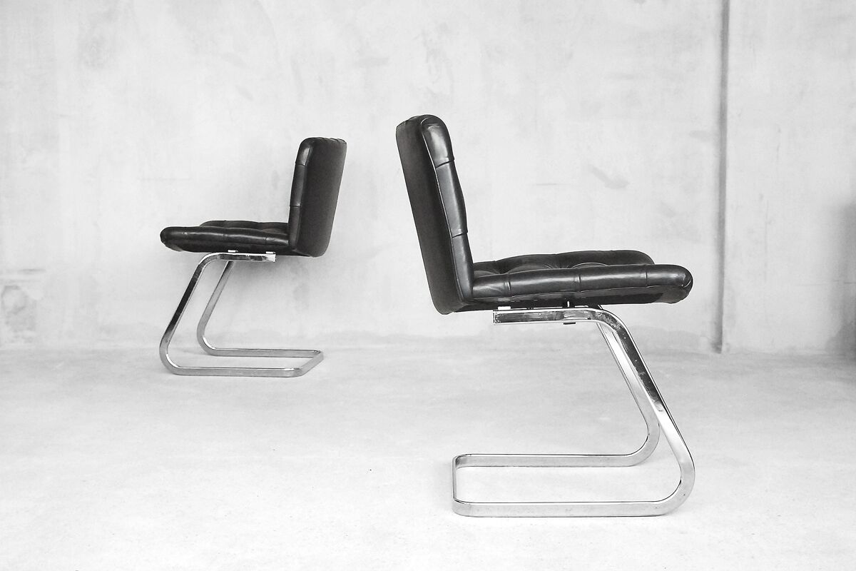 Set of 2 chairs by Robert Haussmann for Sede 60s
