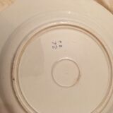 6 earthenware dessert plates