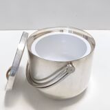 Silver Plated Ice Bucket / Wine Cooler by Ambrogio Pozzi for Padova Argenti