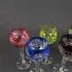 Série 6 verres cristal taillé Roemer