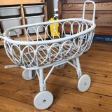Renovated rattan pram