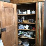 Armoire meuble polychrome alsacien 1757